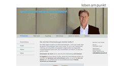 Desktop Screenshot of leben-am-punkt.de